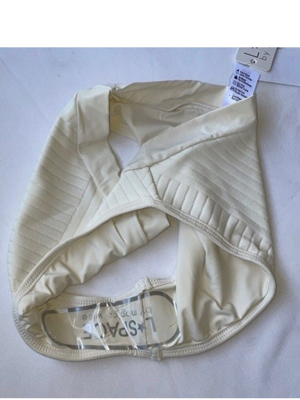 L*space Frenchi Bikini Bottom in Cream Women Size Medium - Picture 6 of 9